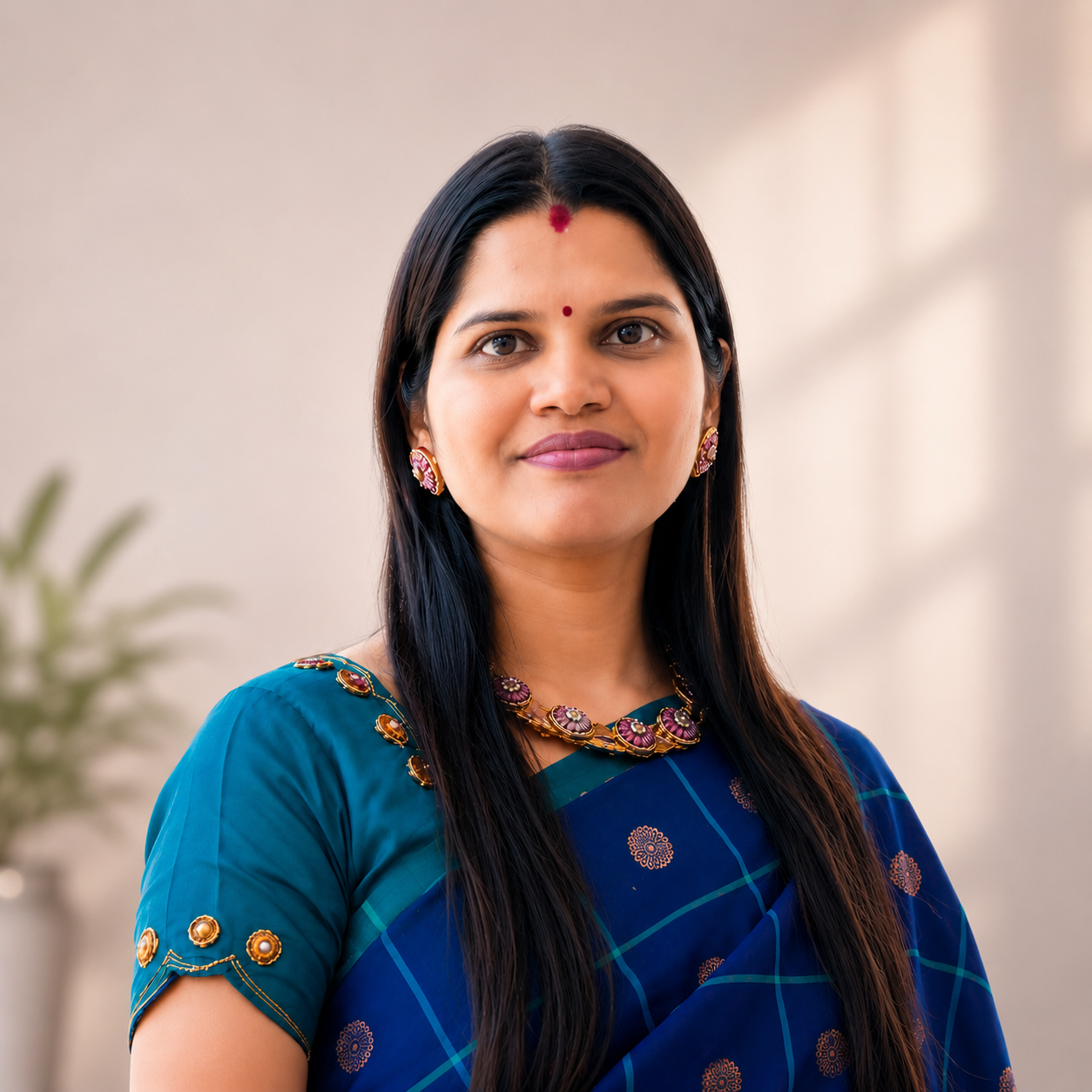Portrait of Sindhu Karthik, Founder of SKanDDa